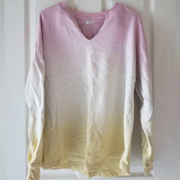Ombre Pink Victoria Secret crewneck - Picture 1 of 5